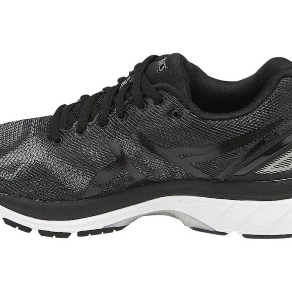 NEW ASICS Gel Nimbus 19 Black Onyx Silver Womens 7 US Medium 38 EUR T750N - Picture 2 of 10